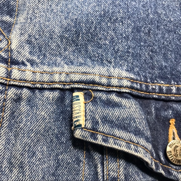 Women’s vintage 90s monte carlo mustang denim jacket size XL - Picture 4 of 7